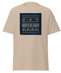 Alternative view of Nights of Lights Pattern Unisex classic tee