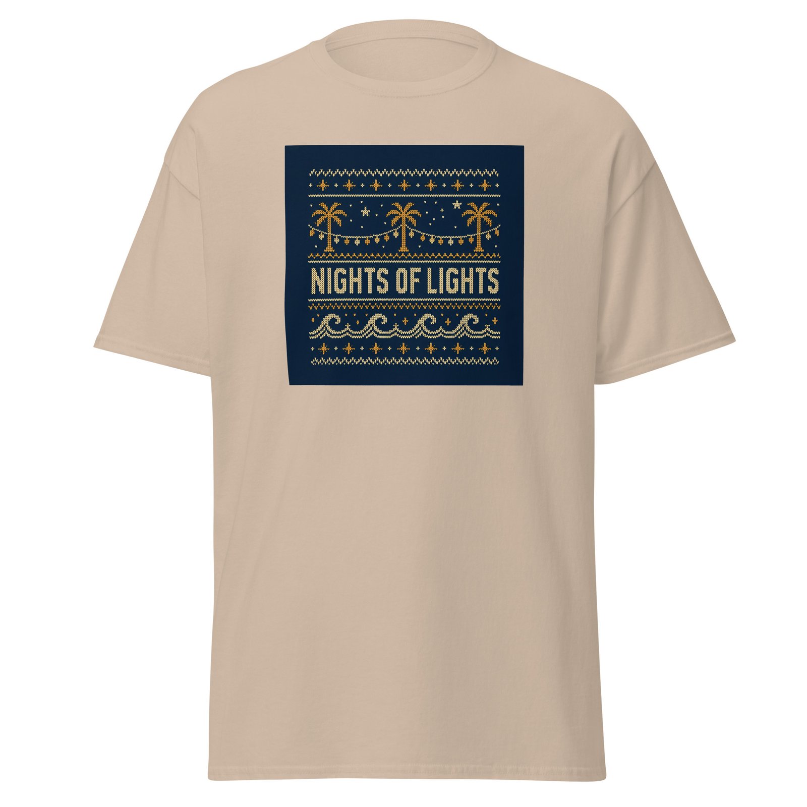 Nights of Lights Pattern Unisex classic tee - Image 2