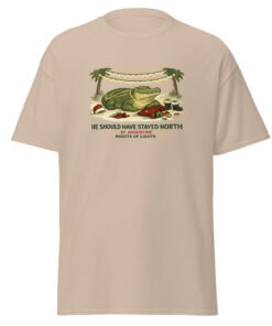 Should Have Stayed North Unisex classic tee - Image 4