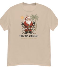 Santa Mistake Nights of Lights Unisex classic tee - Image 5