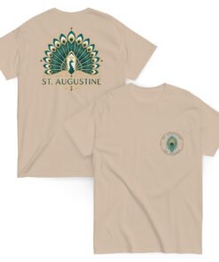 St. Augustine Est. Peacock Unisex classic tee - Image 6