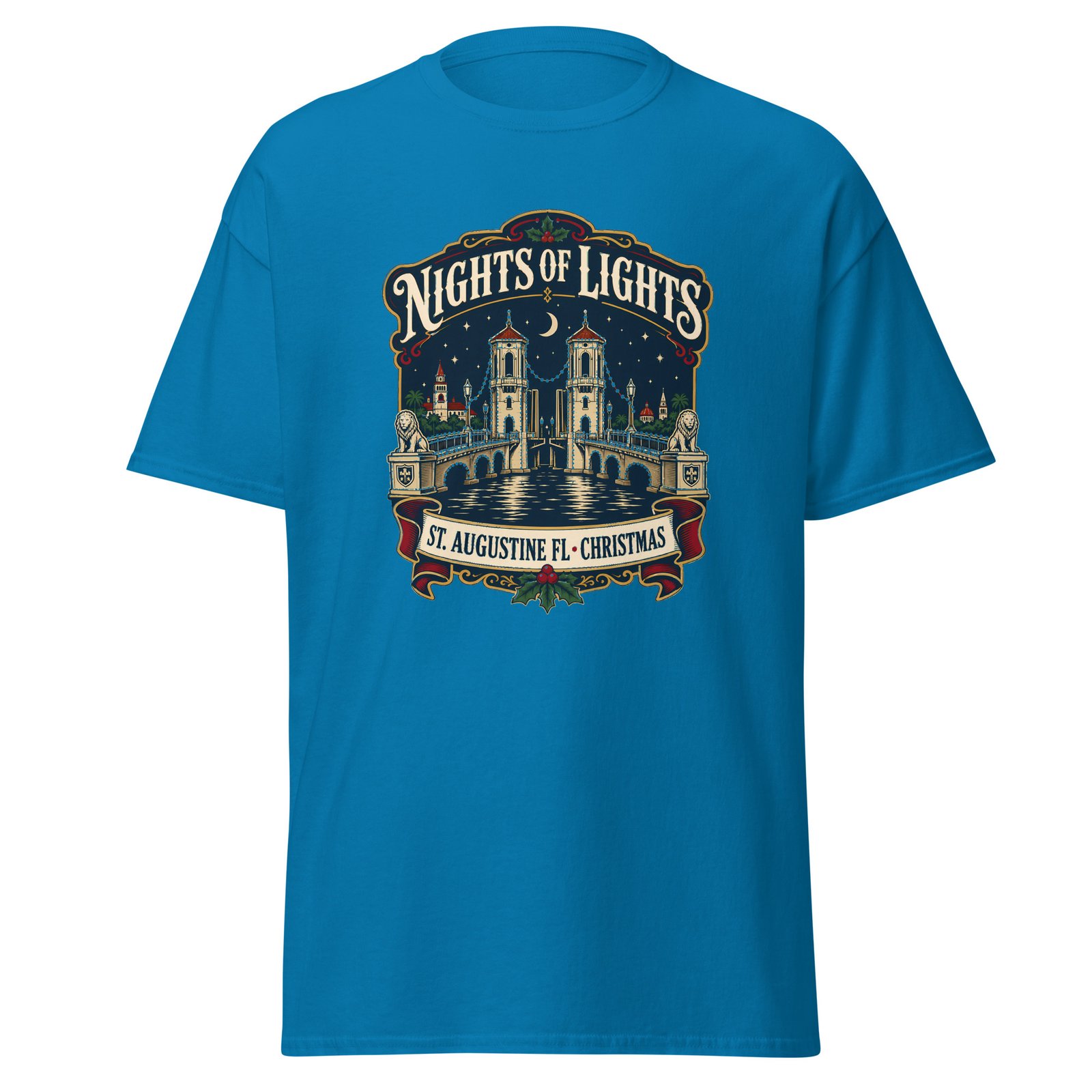 Nights of Lights St. Augustine Christmas Unisex classic tee