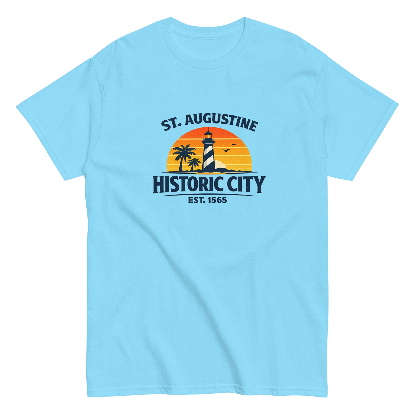 St. Augustine Historic City Est Sunrise LH Unisex tee - Image 3