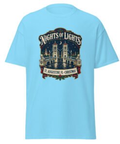 Nights of Lights St. Augustine Christmas Unisex classic tee - Image 4