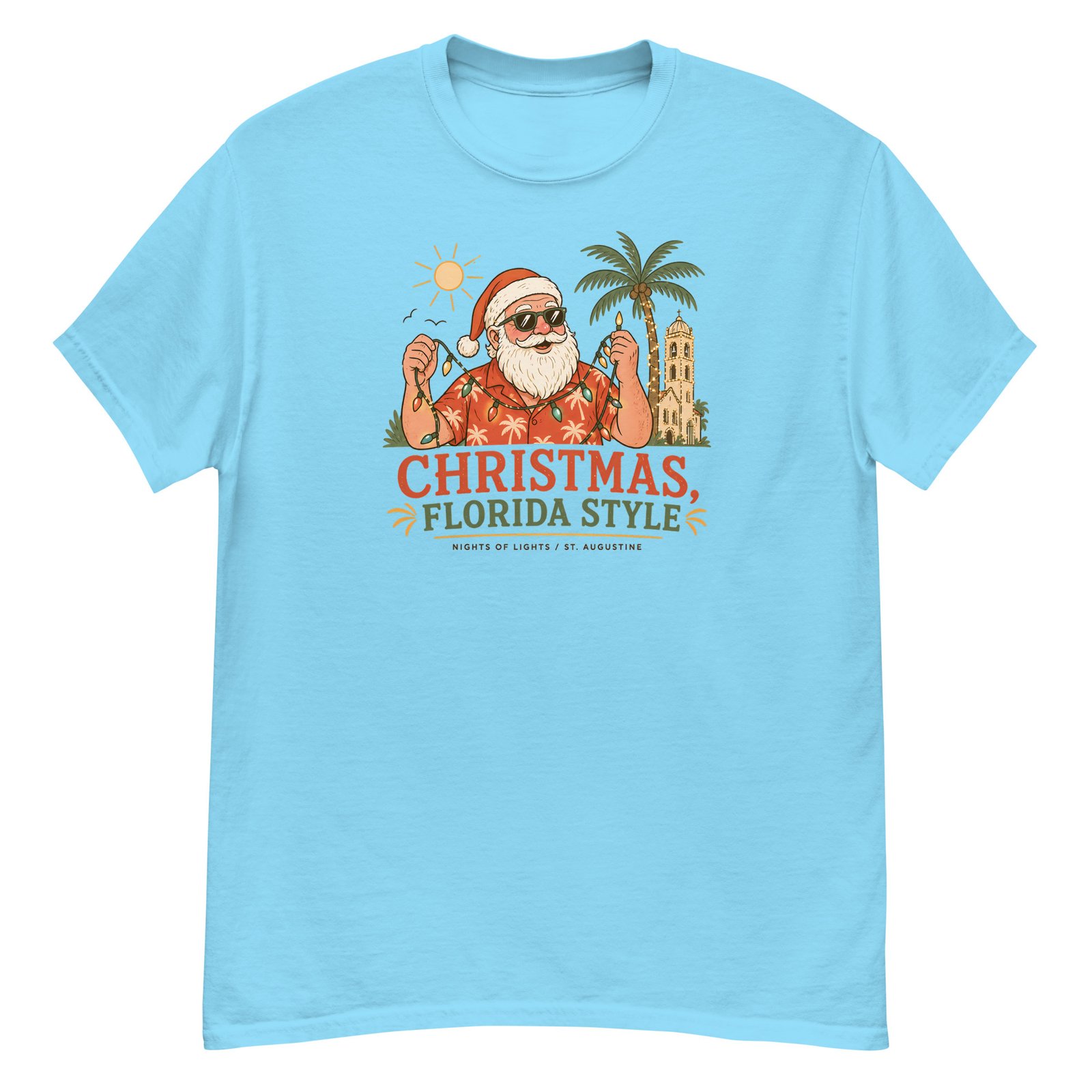 Christmas Florida Style Unisex classic tee - Image 4