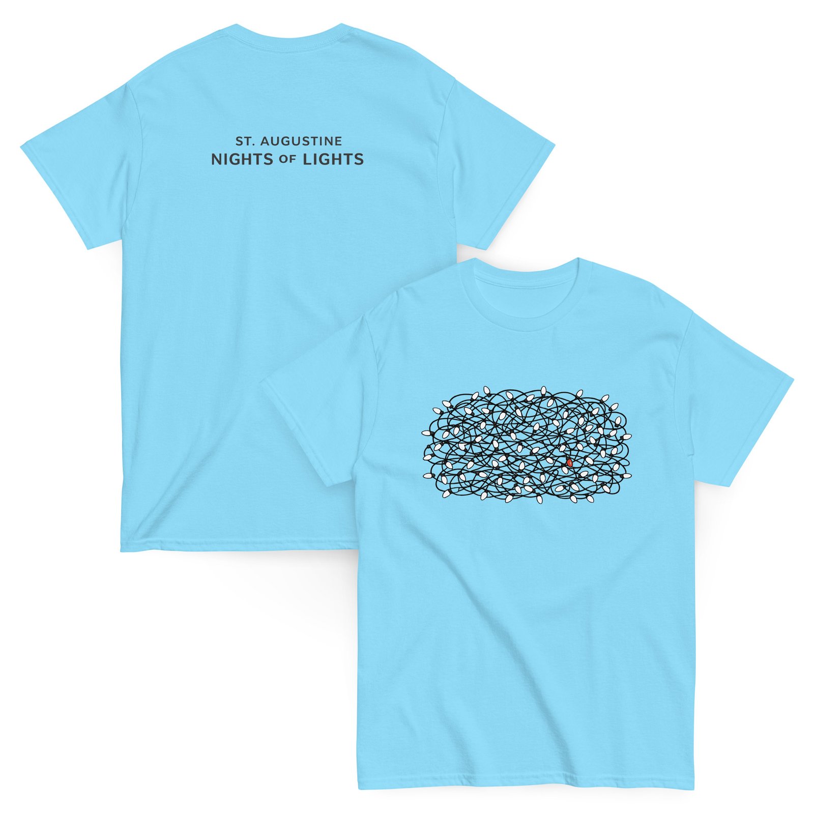 St. Augustine Nights of Lights Tangle Unisex classic tee - Image 6