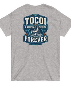 Tocoi Railroad History Unisex tee - Image 4