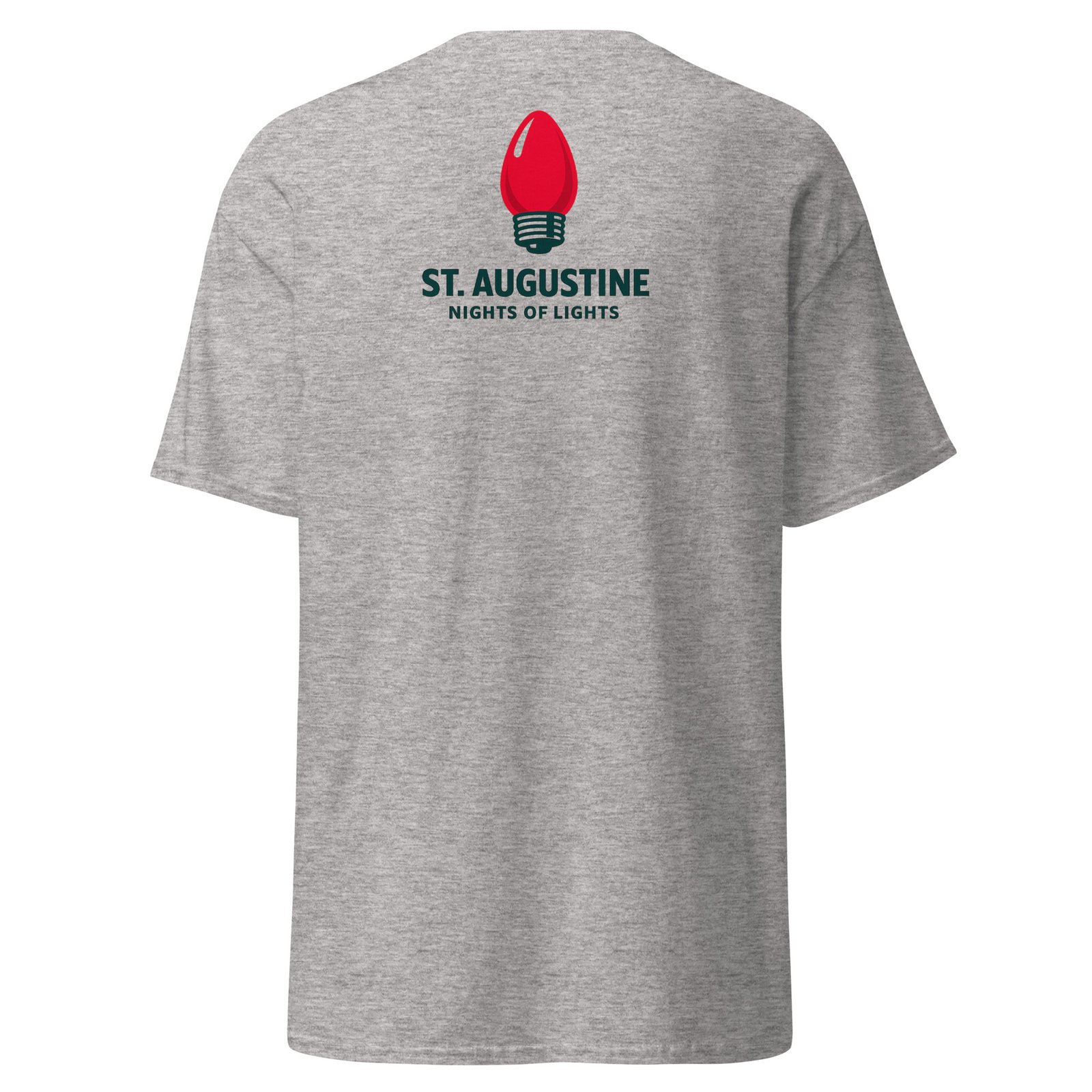 St. Augustine Nights Red Bulb Unisex classic tee - Image 5