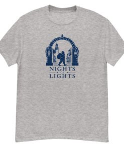 Nights of Lights Santa Walking Unisex tee - Image 3
