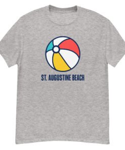 Alternative view of St. Augustine Beach Ball Unisex classic tee