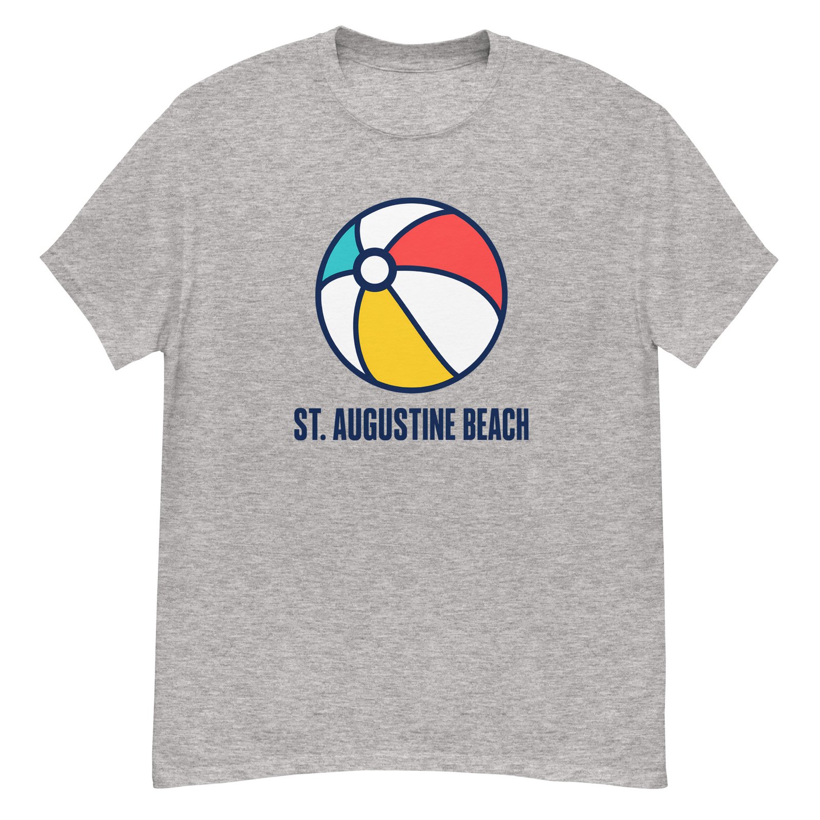 St. Augustine Beach Ball Unisex classic tee - Image 2