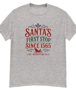 Santa's First Stop St. Augustine Unisex classic tee