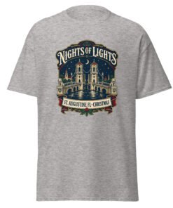 Nights of Lights St. Augustine Christmas Unisex classic tee - Image 3