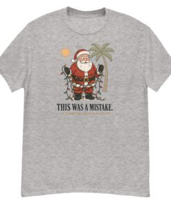 Santa Mistake Nights of Lights Unisex classic tee - Image 4