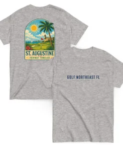 Alternative view of Fairway Forecast Golf NE FL Unisex classic tee