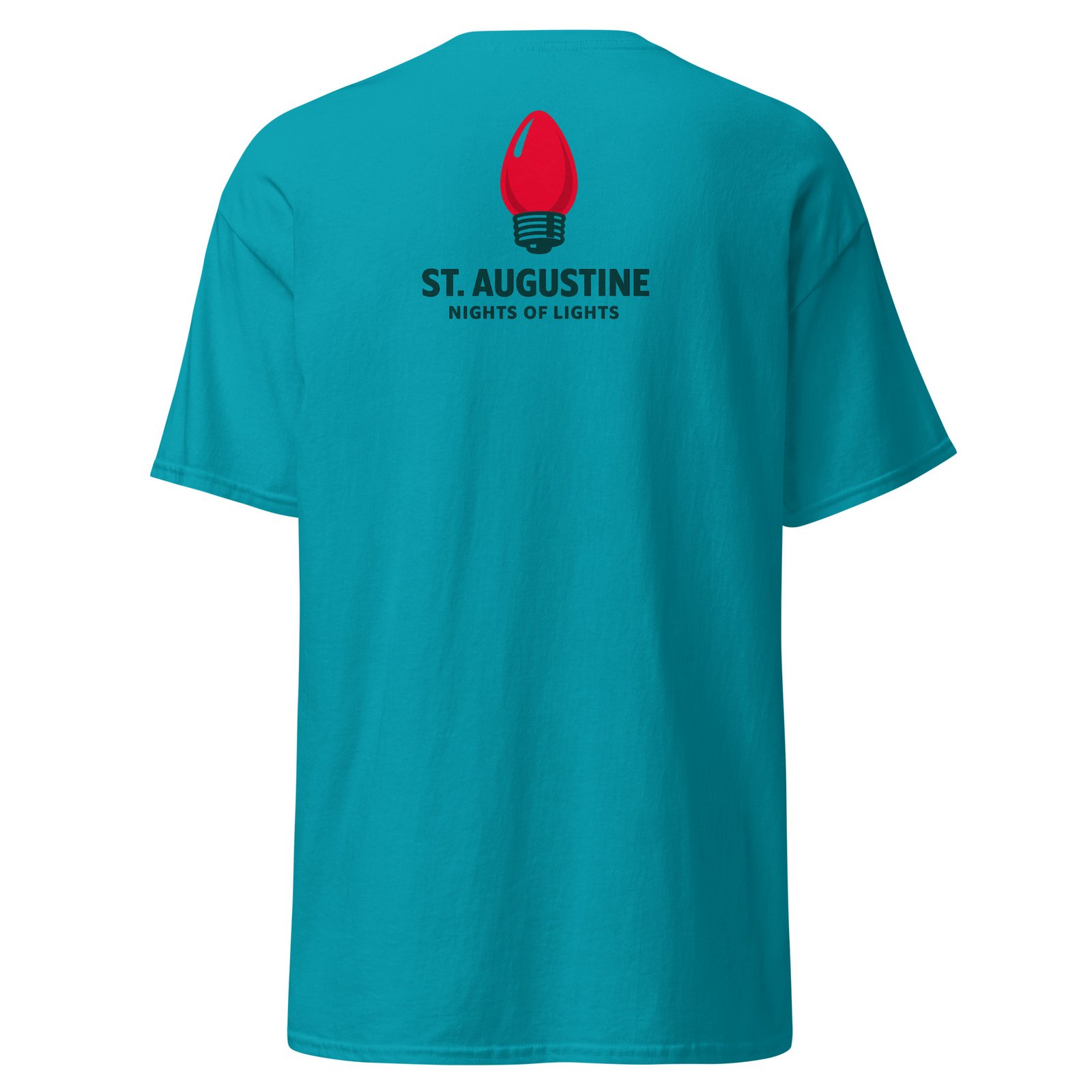 St. Augustine Nights Red Bulb Unisex classic tee - Image 4