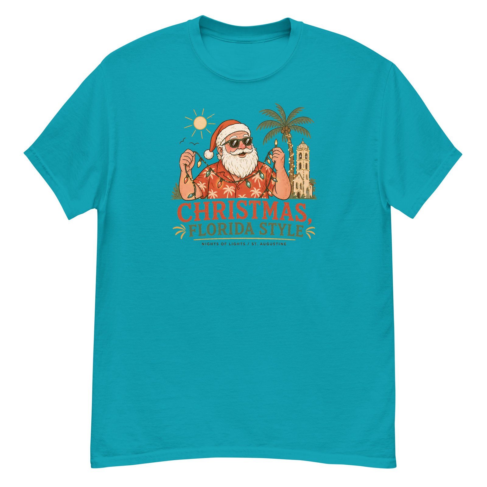 Christmas Florida Style Unisex classic tee - Image 2