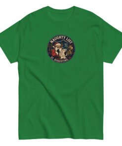 Naughty List Badge Unisex classic tee - Image 3