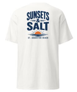 Sunsets & Salt St. Augustine Beach Unisex tee