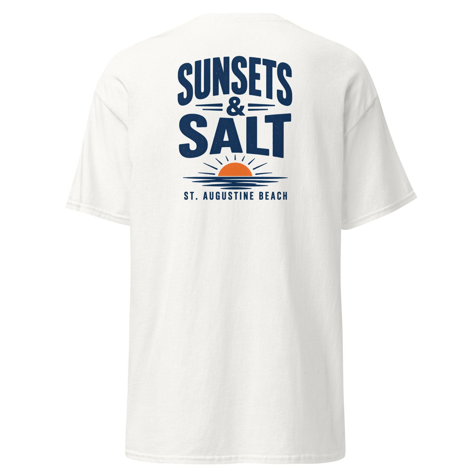 Sunsets & Salt St. Augustine Beach Unisex tee