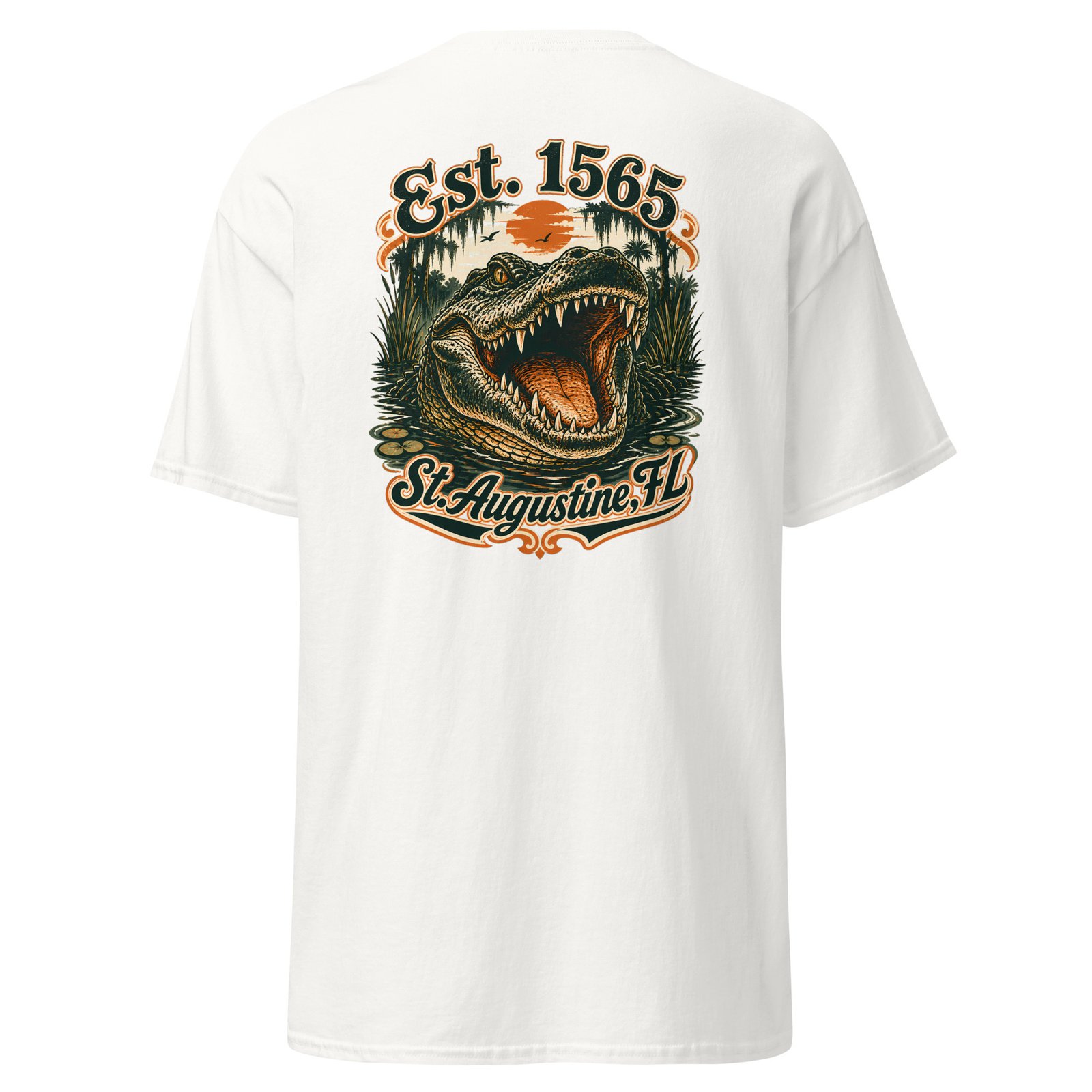 Est. 1565 St. Augustine Alligator Unisex tee