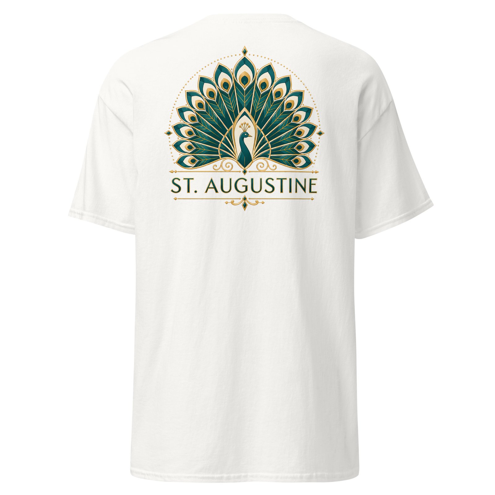 St. Augustine Est. Peacock Unisex classic tee - Image 27