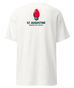 St. Augustine Nights Red Bulb Unisex classic tee - Image 12