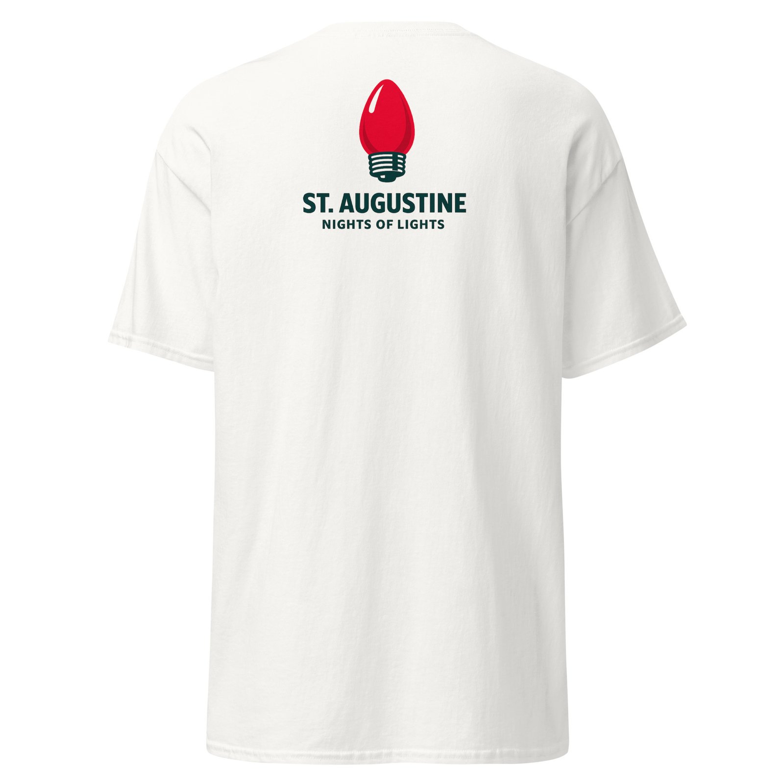 St. Augustine Nights Red Bulb Unisex classic tee - Image 12