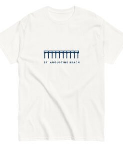 St. Augustine Beach Pier Line Unisex tee