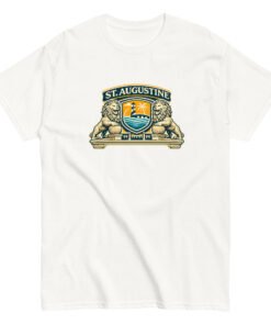 St. Augustine Lion Shield Unisex tee - Image 12
