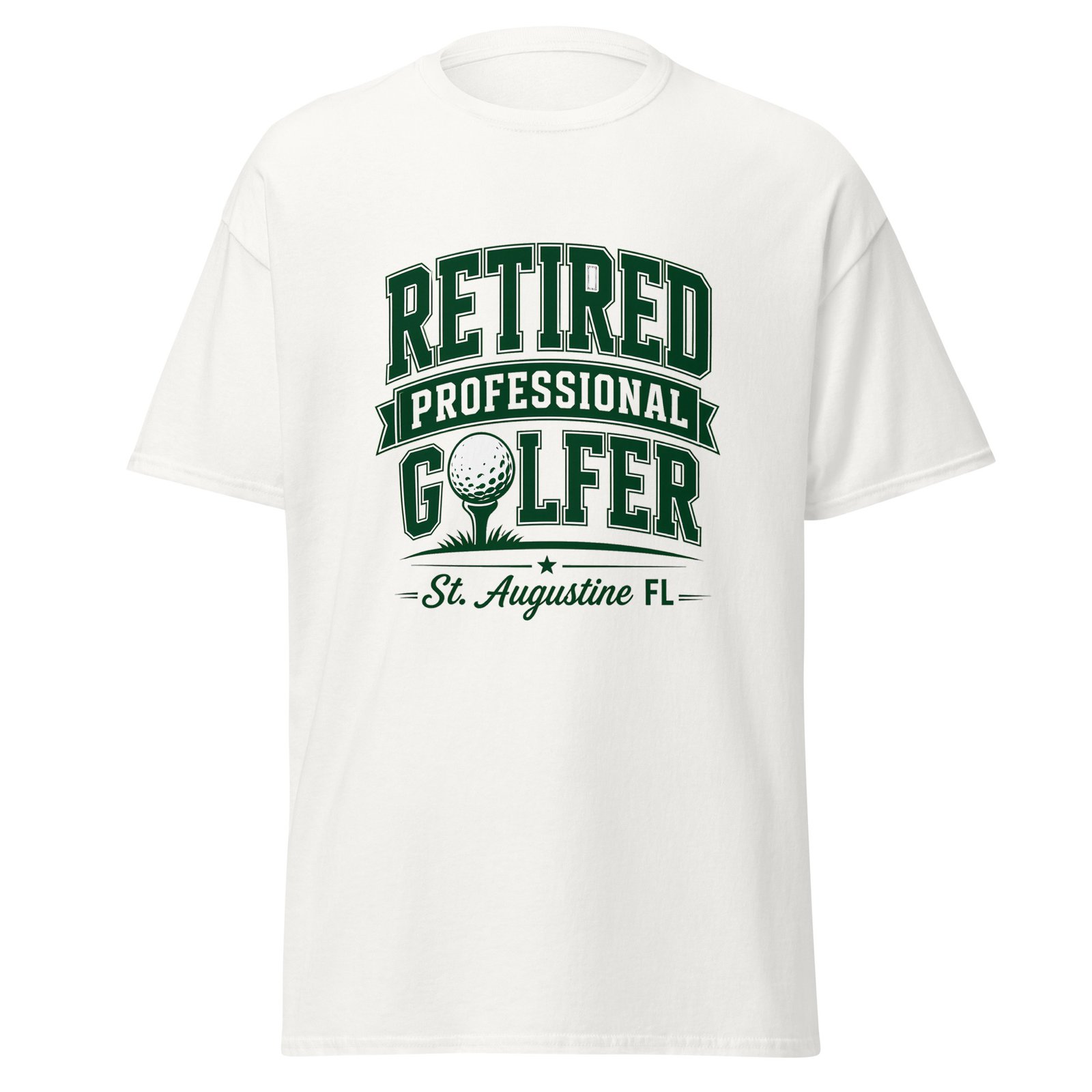 Retired Professional Golfer St. Augustine Unisex tee