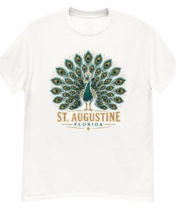 St. Augustine Peacock Unisex classic tee - Image 15