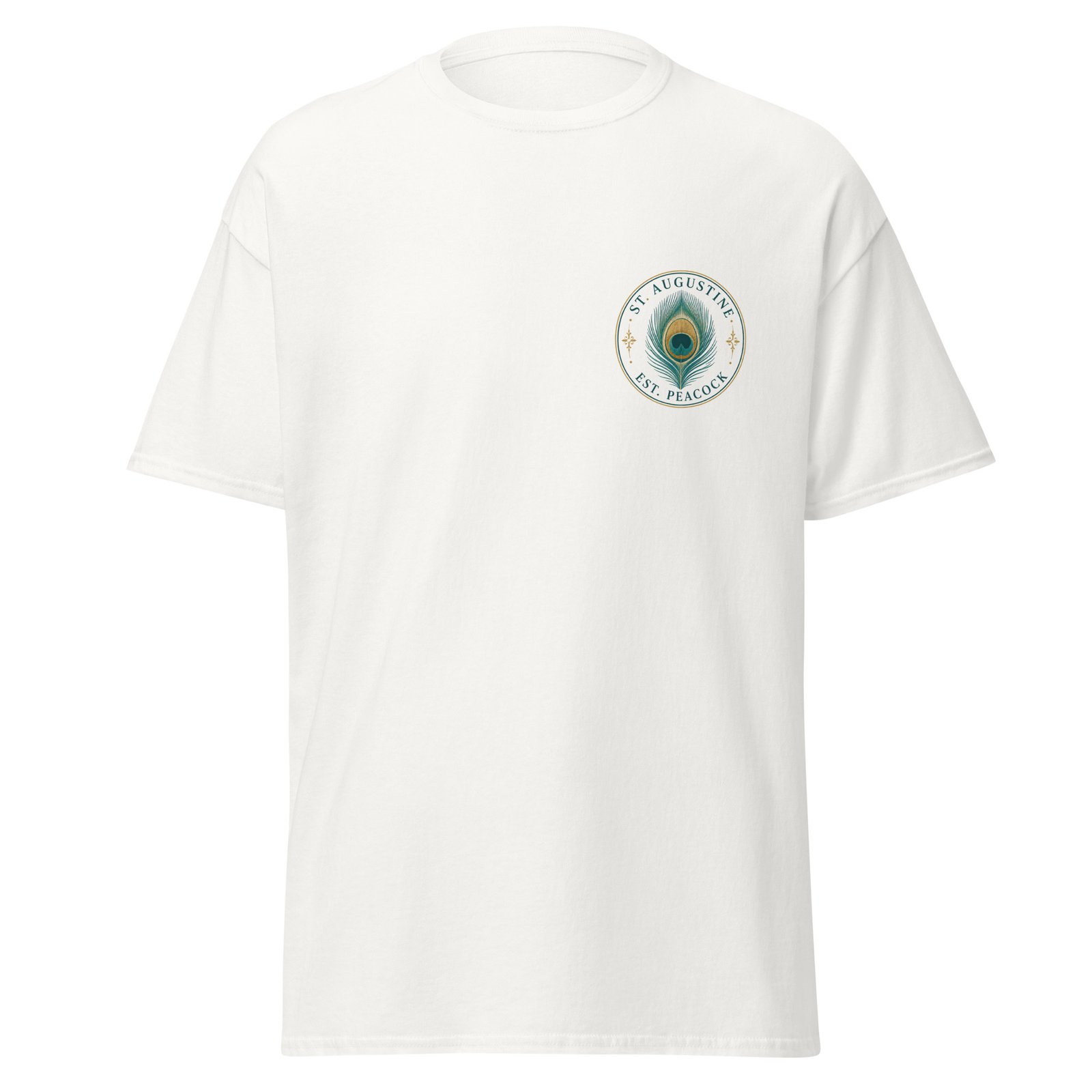 St. Augustine Est. Peacock Unisex classic tee - Image 18