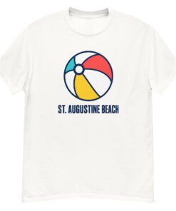 St. Augustine Beach Ball Unisex classic tee - Image 11
