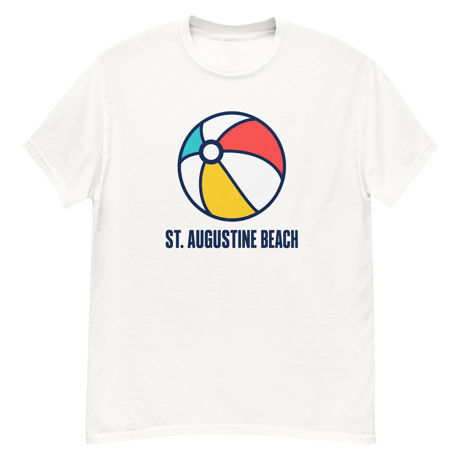 St. Augustine Beach Ball Unisex classic tee - Image 11