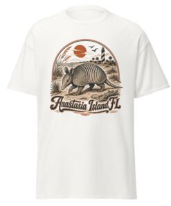 Armadillo Anastasia Island FL Unisex classic tee - Image 7