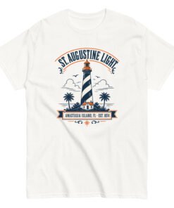 St. Augustine Light Anastasia Island Unisex classic tee - Image 6