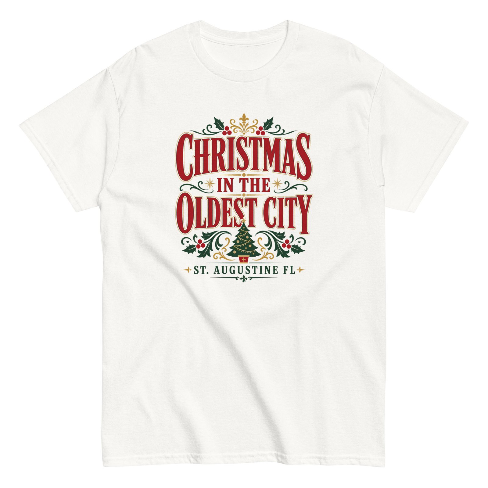 Christmas in the Oldest City Unisex classic tee - Image 7