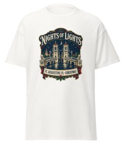 Nights of Lights St. Augustine Christmas Unisex classic tee - Image 11