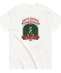 Visit St. Augustine Christmas First Coast Unisex classic tee - Image 7