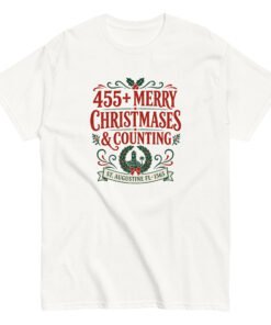 455+ Merry Christmases St. Augustine Unisex classic tee - Image 13