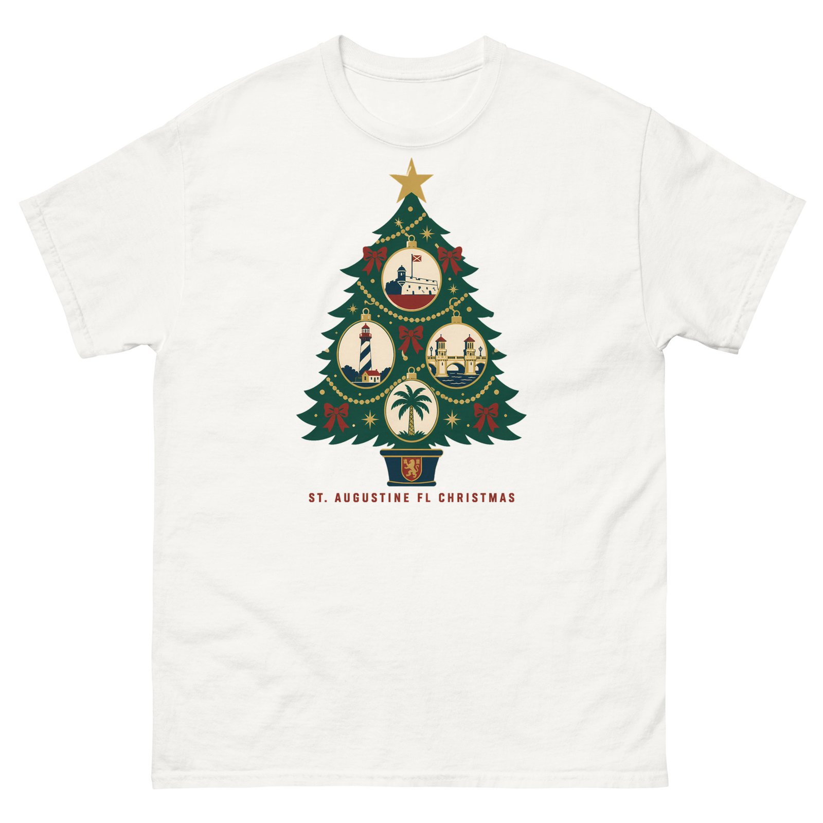 St. Augustine Christmas Tree Unisex classic tee - Image 10