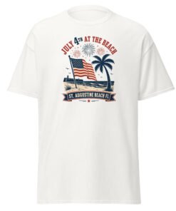 July 4th at the Beach Unisex classic tee