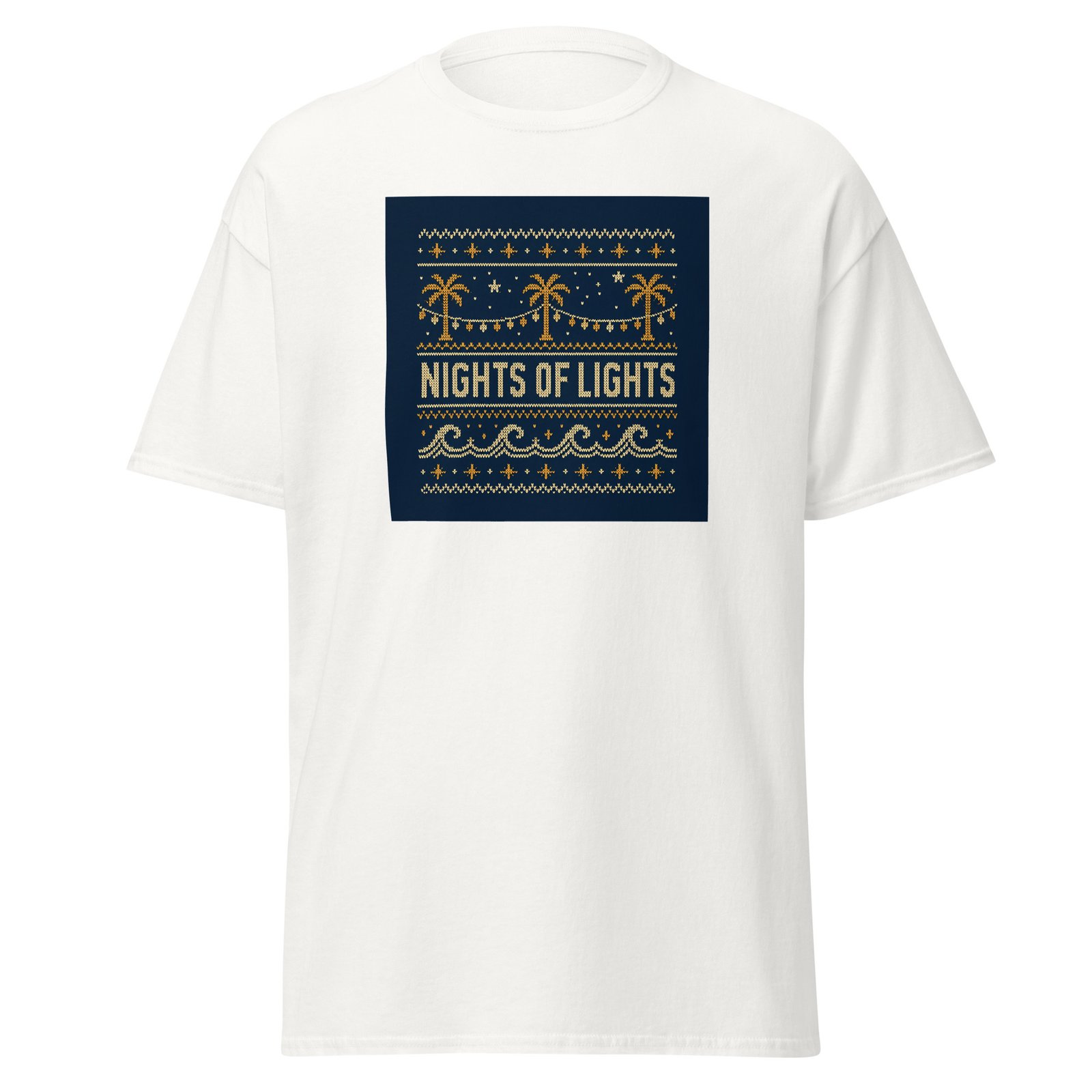 Nights of Lights Pattern Unisex classic tee - Image 6