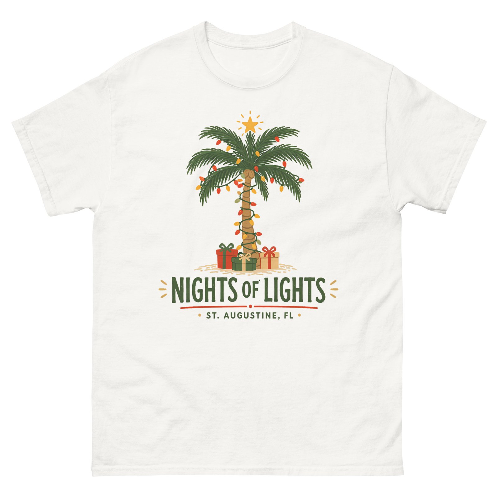 Nights of Lights Palm Presents Unisex classic tee - Image 10
