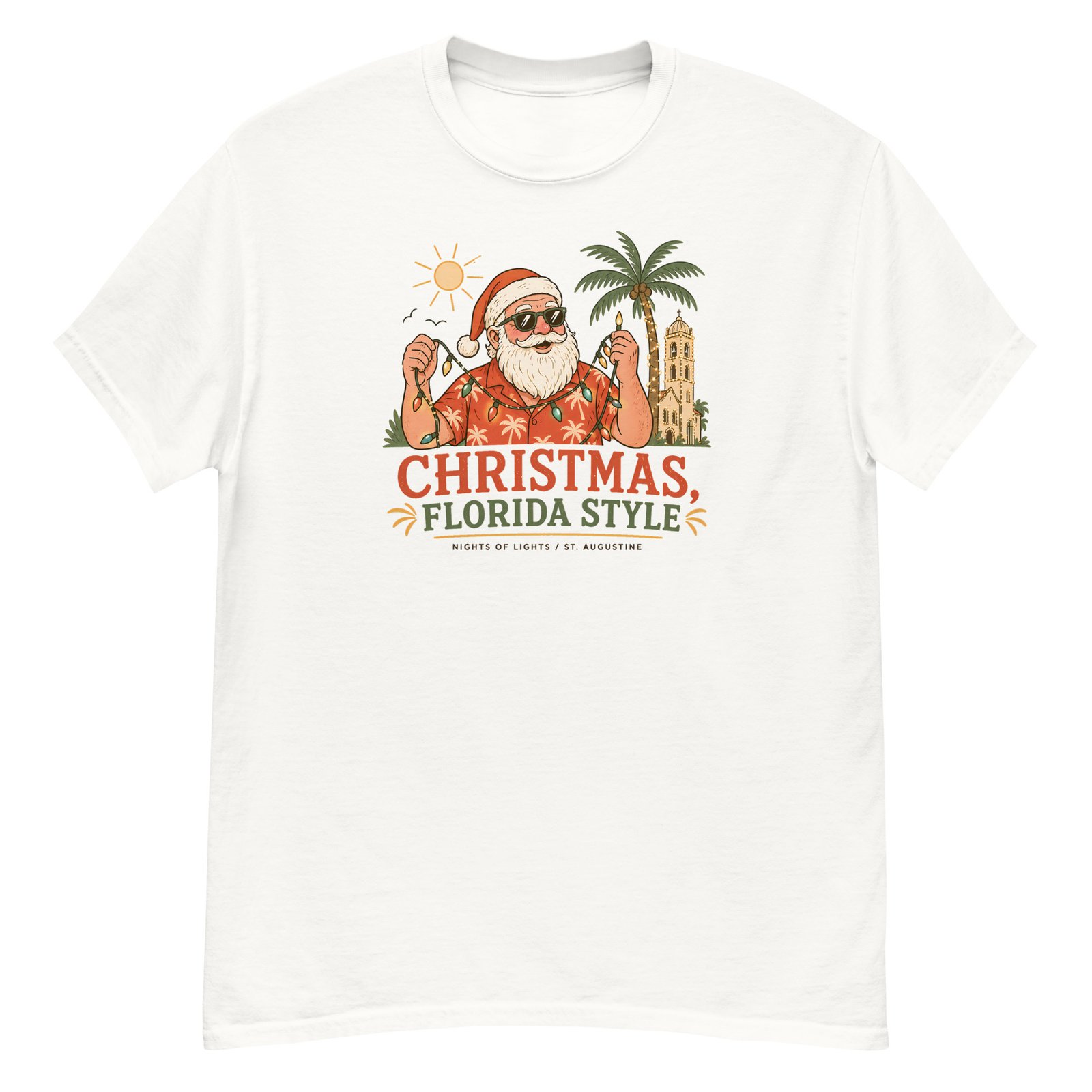 Christmas Florida Style Unisex classic tee - Image 7