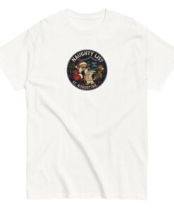 Naughty List Badge Unisex classic tee - Image 8