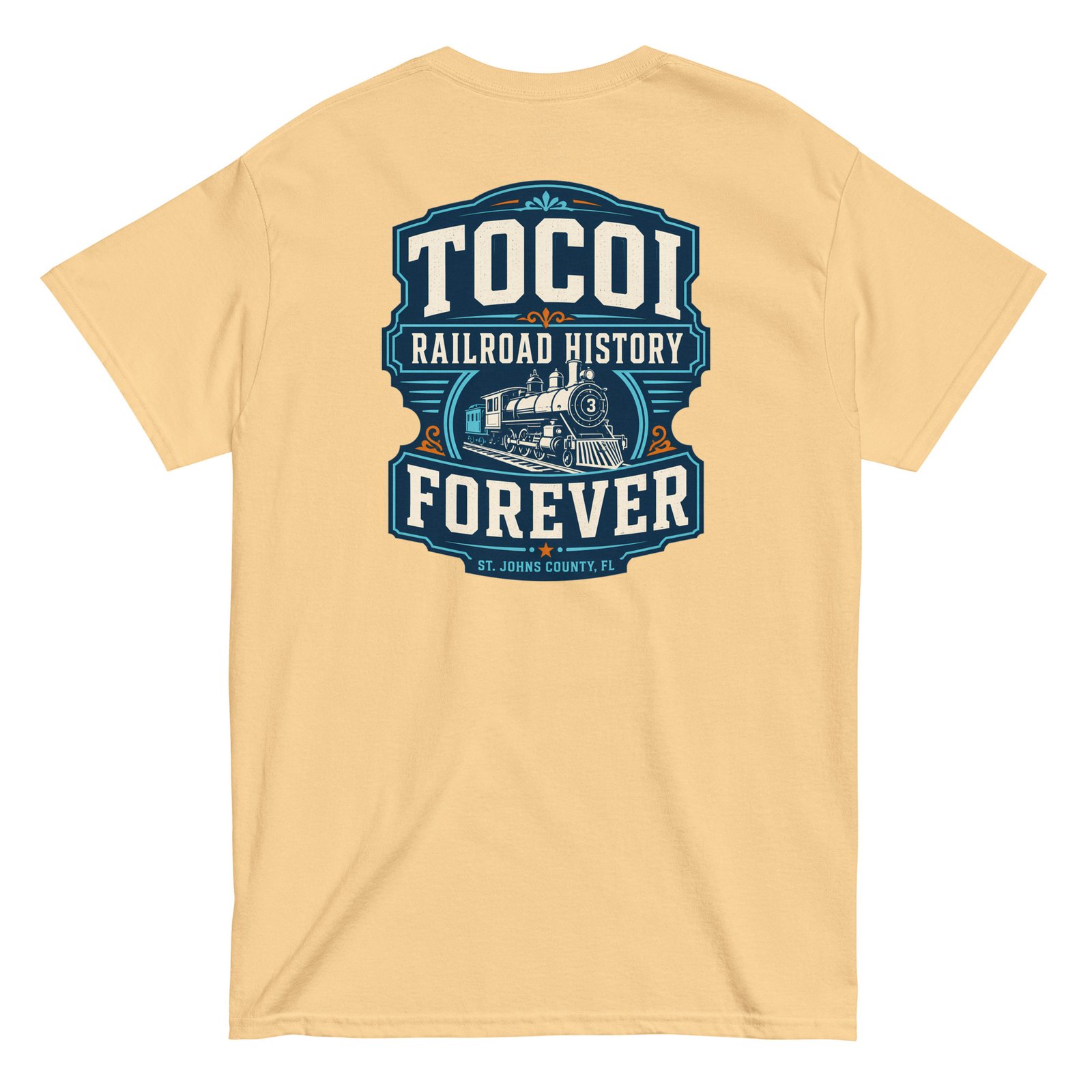 Tocoi Railroad History Unisex tee - Image 6