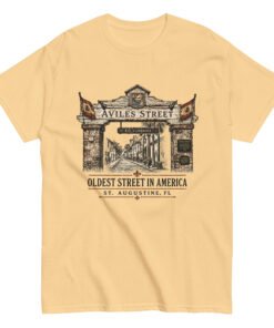 Aviles Street Oldest in America Unisex T-Shirt - Image 6