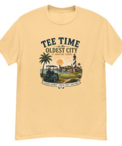 Tee TIme in the Oldest City Unisex tee - Image 5
